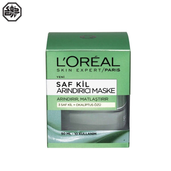 ماسک صورت خاک رس لورآل Saf Kil Arindirici Loreal