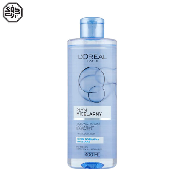 میسلار واتر محلول پاک کننده لورآل Micellar Loreal