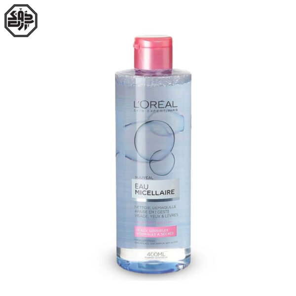 میسلار واتر لورال محلول پاک کننده آرایش صورت Micellar Loreal