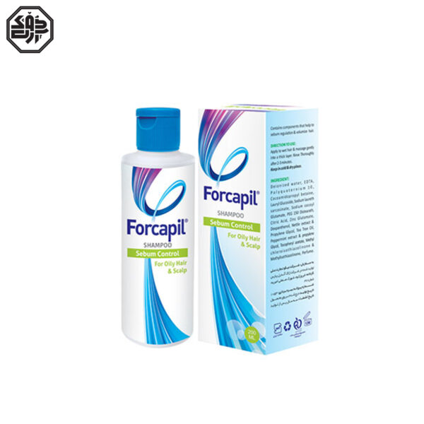 شامپو موی چرب فورکاپیل Forcapil Sebum Control