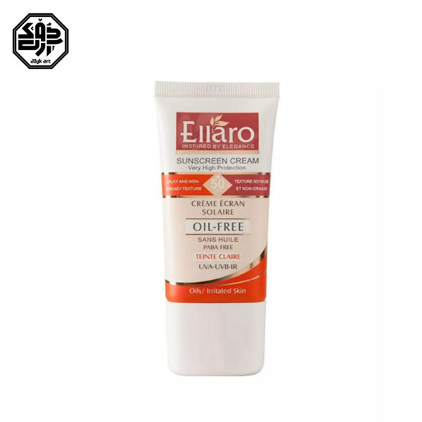 كرم ضد آفتاب الارو فاقد چربی باEllaro Oil Free +SPF 50