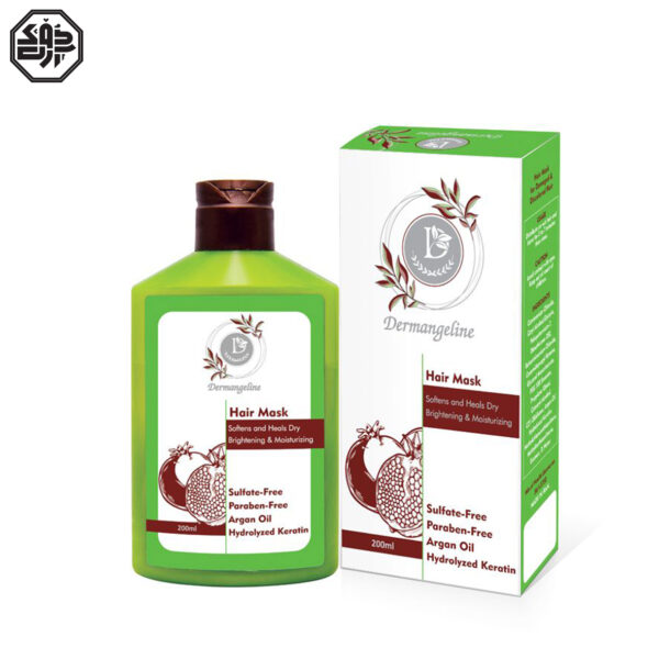 ماسک مو مناسب موهای آسیب دیده و رنگ شده درم انجلین Dermangeline