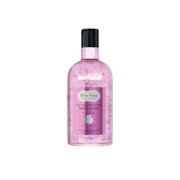 شامپو بدن گلاب دیپ سنس organic rose water body wash