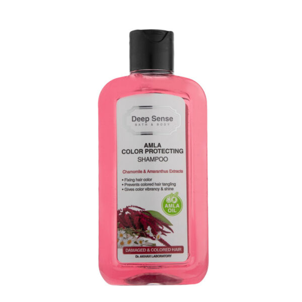 شامپو موی رنگ شده دیپ سنس amla color protecting shampoo deep sense