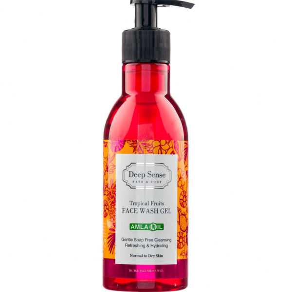 ژل شستشوی صورت تروپیکال دیپ سنس tropical fruits face wash gel deep sense