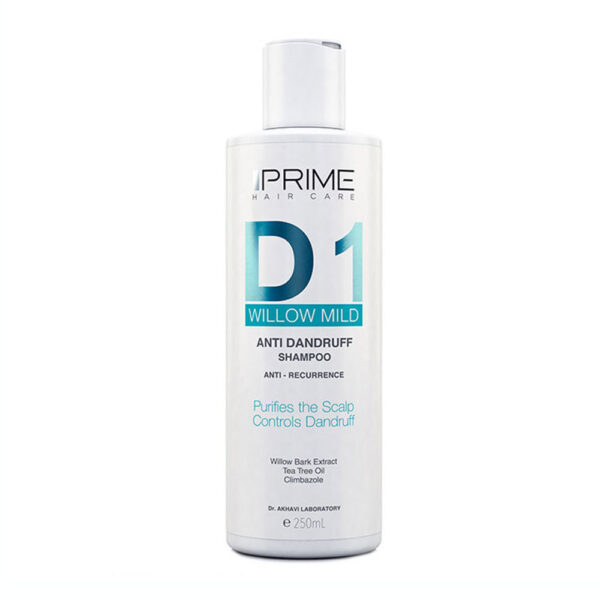 شامپو ضد شوره پریم d1 ملایم WILLOW MILD ANTI DANDRUFF SHAMPOO