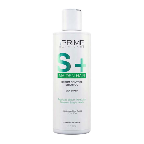 شامپو متعادل کننده موی چرب پریم S+ MAIDEN HAIR SEBUM PRIME