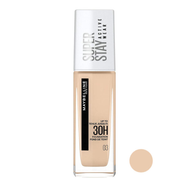 کرم پودر میبلین سوپراستی Super Stay Maybelline شماره 03