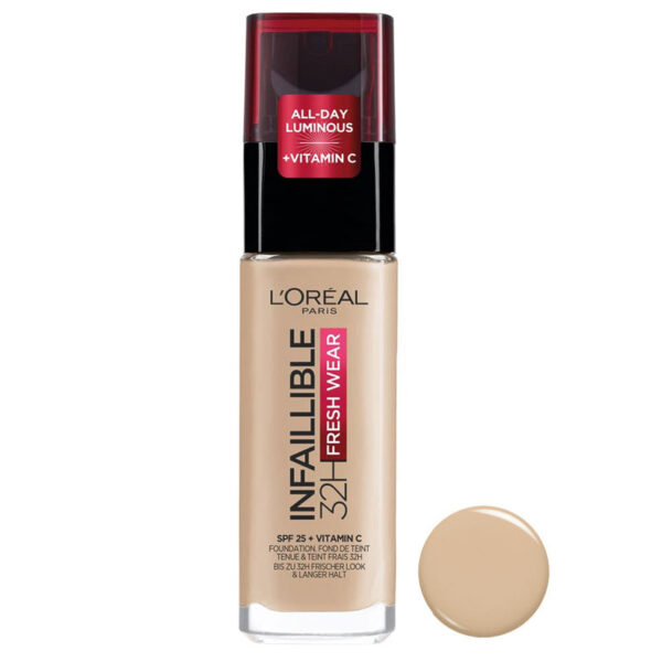 کرم پودر لورآل Infallible 32h Loreal شماره 200