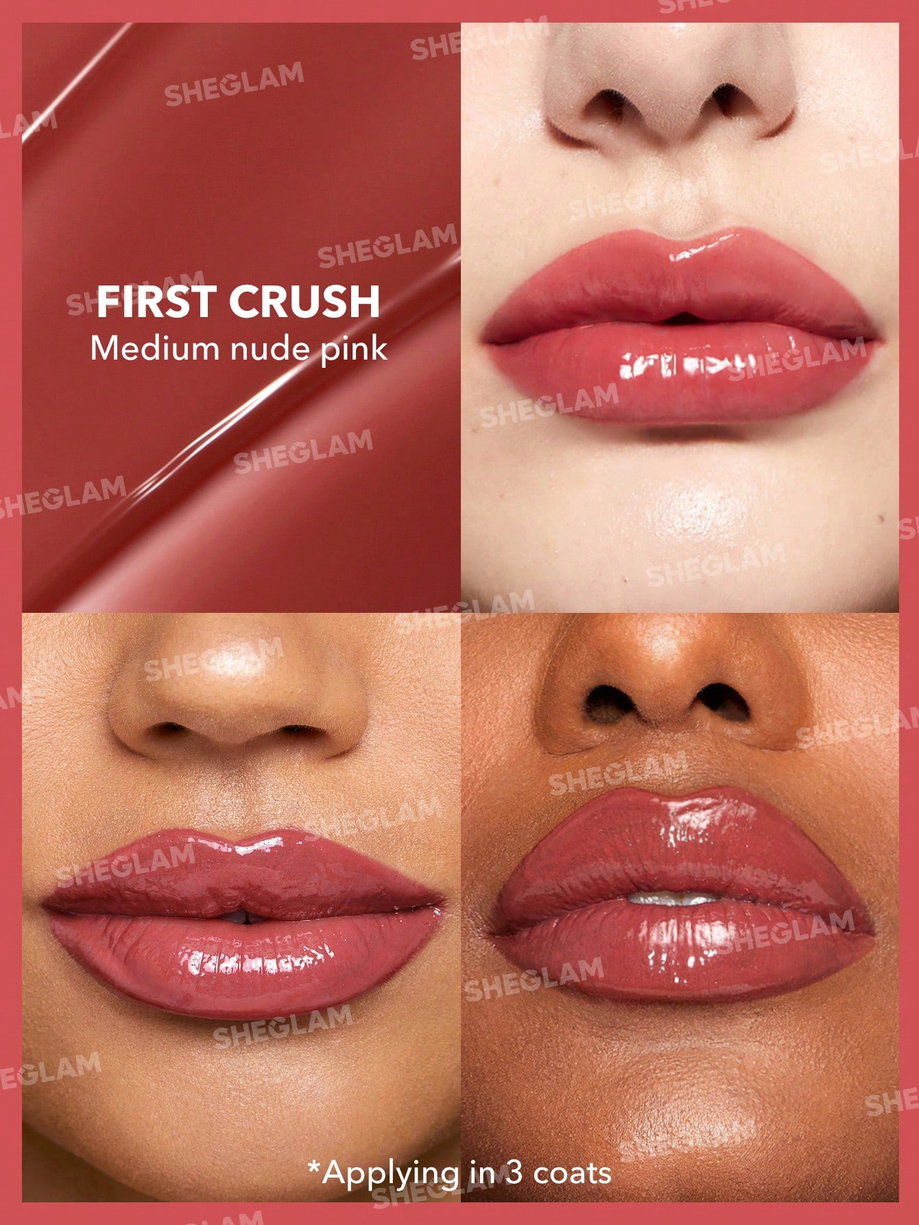 رژ لب پلامپر اتودی شیگلم first crush3