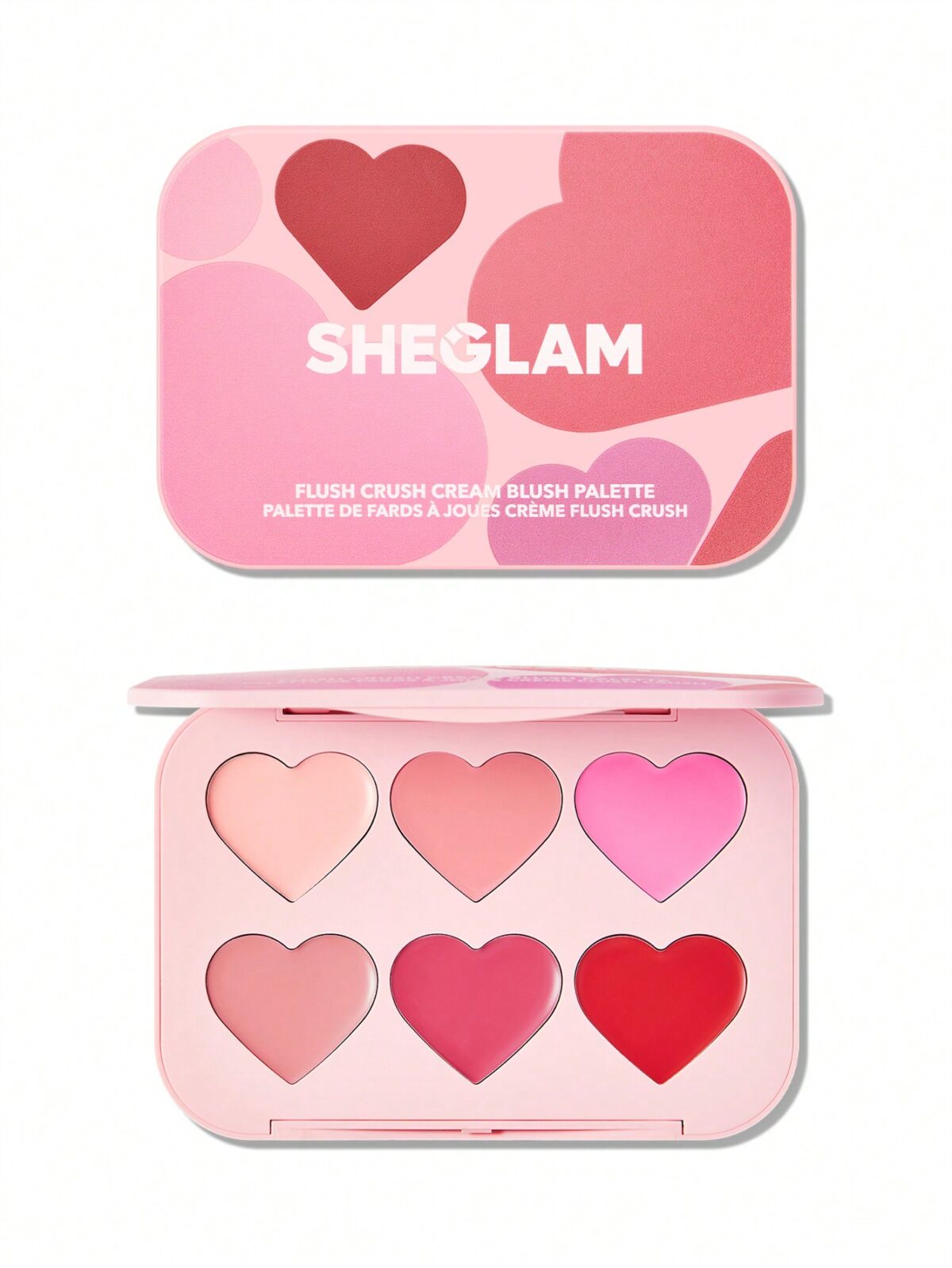پالت رژگونه کرمی شیگلم Flush Crush مدل Blushing Bouquet