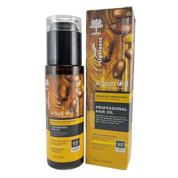 روغن مو آرگان لایتنس بدون سولفات | حجم 100 میل