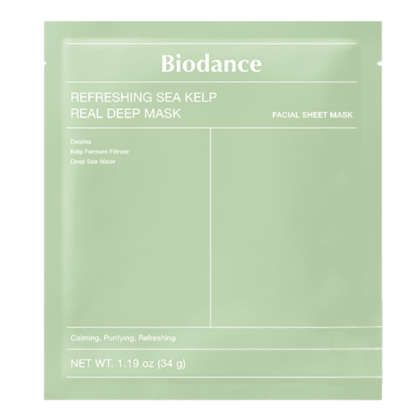 ماسک جلبک دریایی بایودنس Biodance Refreshing Sea kelp | ورقه ای