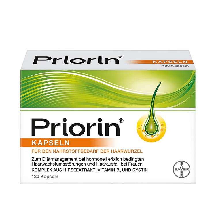 Priorin-Hair-Capsule-1 قرص پریورین هورمونی بایر 120 عددی Priorin