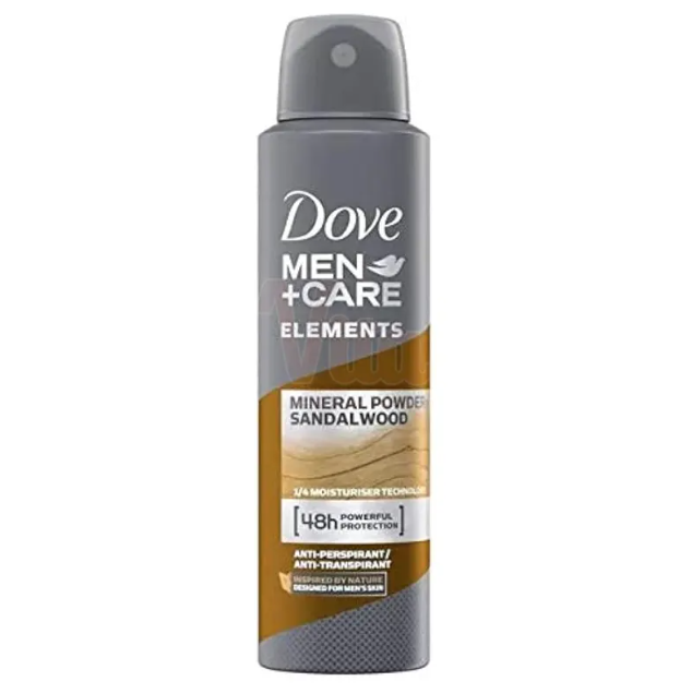 dove sandalwood اسپری بدن ضدتعریق مردانه داو DOVE Sandalwood