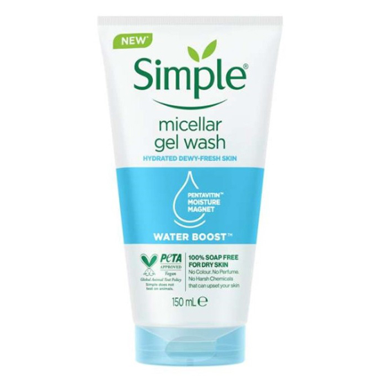 ژل شستشوی صورت میسلار سیمپل ژل شستشوی صورت سیمپل مدل میسلار Micellar Gel Wash